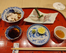 Dinner at Dogo Kaishu (道後 海舟)