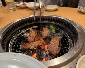 Dinner at Sumiyaki Kinryusan (炭焼 金竜山)