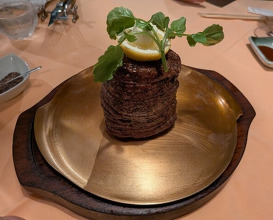 Dinner at Steak House Kitchen Ribbon (ステーキハウス キッチンリボン)