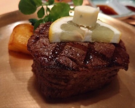 Dinner at Steak House Kitchen Ribbon (ステーキハウス キッチンリボン)
