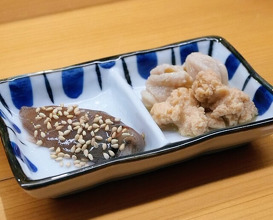 Dinner at Takanobashi Kiyotan (鷹ノ橋　清耽)