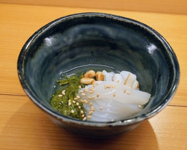 Dinner at Takanobashi Kiyotan (鷹ノ橋　清耽)