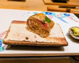 Dinner at Sushi Kizuna (鮓 きずな)