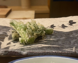 Dinner at Tempura Koizumi (天ぷら 小泉)