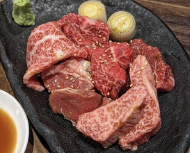 Dinner at Sumibi Yakiniku Kyuu (炭火焼肉 久)
