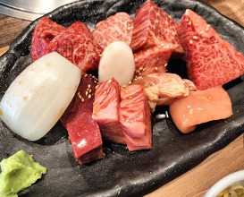 Dinner at Sumibi Yakiniku Kyuu (炭火焼肉 久)