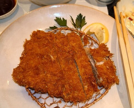 Dinner at Tonkatsu Mange (とんかつ マンジェ)