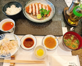 Dinner at Tonkatsu Mange (とんかつ マンジェ)
