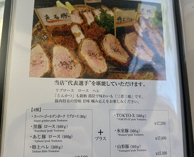 Dinner at Tonkatsu Mange (とんかつ マンジェ)