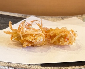 Dinner at Akita Tempura Mikawa (秋田 てんぷら みかわ)