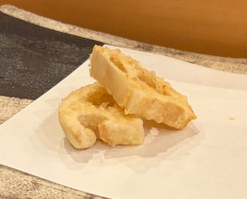 Dinner at Akita Tempura Mikawa (秋田 てんぷら みかわ)