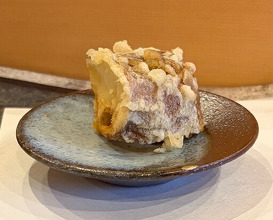Dinner at Akita Tempura Mikawa (秋田 てんぷら みかわ)