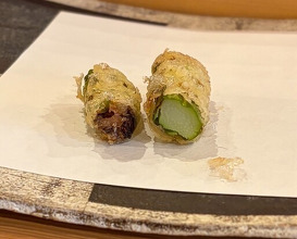 Dinner at Akita Tempura Mikawa (秋田 てんぷら みかわ)