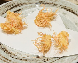 Dinner at Akita Tempura Mikawa (秋田 てんぷら みかわ)