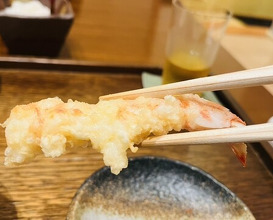Dinner at Akita Tempura Mikawa (秋田 てんぷら みかわ)