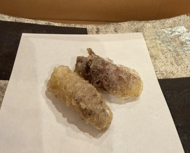 Dinner at Akita Tempura Mikawa (秋田 てんぷら みかわ)