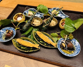 Dinner at Miyasaka