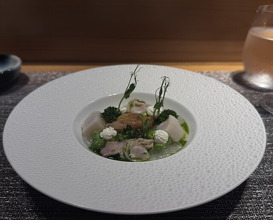 Dinner at Shimanami French Murakami (しまなみふれんち Murakami)