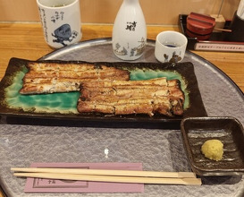 Dinner at Unagi Musashino (鰻 むさし乃)