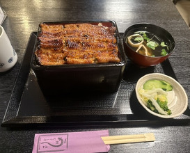 Dinner at Unagi Musashino (鰻 むさし乃)