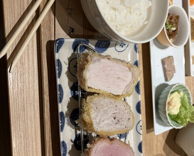 Dinner at Tonkatsu Narikura（Minami-Asagaya）
