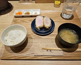 Dinner at Tonkatsu Narikura（Minami-Asagaya）