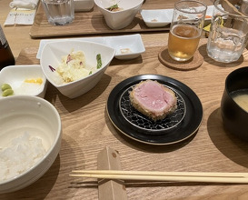 Dinner at Tonkatsu Narikura（Minami-Asagaya）