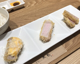 Dinner at Tonkatsu Narikura（Minami-Asagaya）