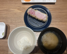 Dinner at Tonkatsu Narikura（Minami-Asagaya）