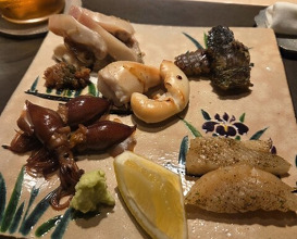 Dinner at Sushi Oohata (寿し おおはた)