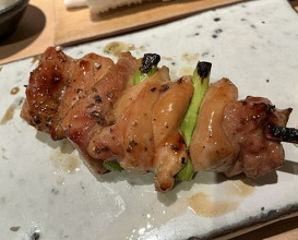 Dinner at Yakitori Omino