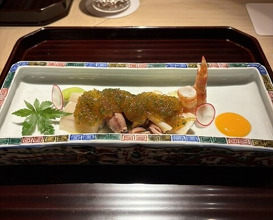 Dinner at Sharikimon Onozawa