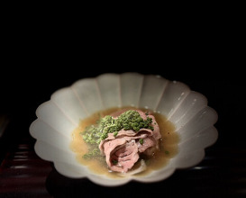 Dinner at Sharikimon Onozawa