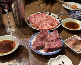 Dinner at Keiraku Yakiniku Pome (京洛焼肉 ぽめ)