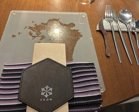 Dinner at Restaurant SNOW (レストラン スノゥ)