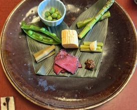 Dinner at Roan Matsuda Sasayama ten (ろあん松田 篠山店)