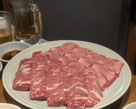 Dinner at Sumibiyakiniku Horumon Sawaishi