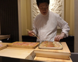 Dinner at Japanese restaurant Seizan