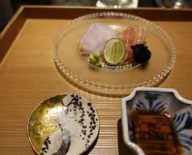 Dinner at Japanese restaurant Seizan