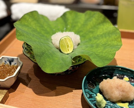 Dinner at Japanese restaurant Seizan