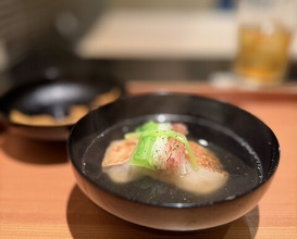 Dinner at Japanese restaurant Seizan
