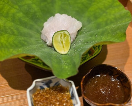 Dinner at Japanese restaurant Seizan