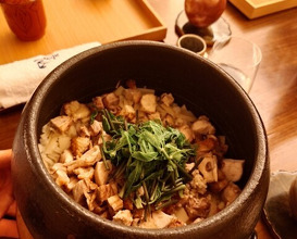 Dinner at Japanese restaurant Seizan