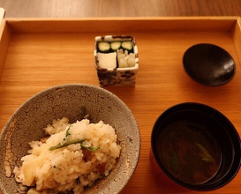 Dinner at Japanese restaurant Seizan