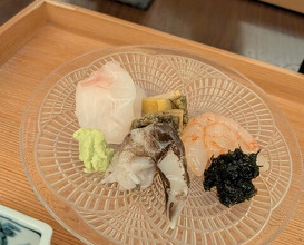 Dinner at Japanese restaurant Seizan