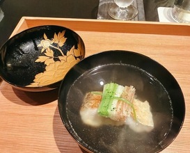 Dinner at Japanese restaurant Seizan
