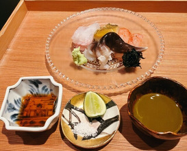 Dinner at Japanese restaurant Seizan