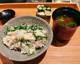 Dinner at Japanese restaurant Seizan