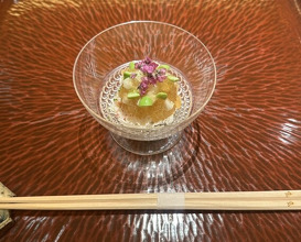 Dinner at Japanese restaurant Seizan