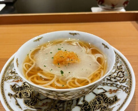 Dinner at Japanese restaurant Seizan